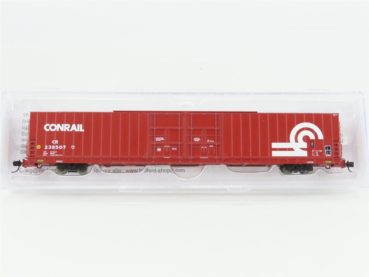 N Scale Bluford Shops 86631 CR Conrail 86&#39; Auto Parts Box Car #238507
