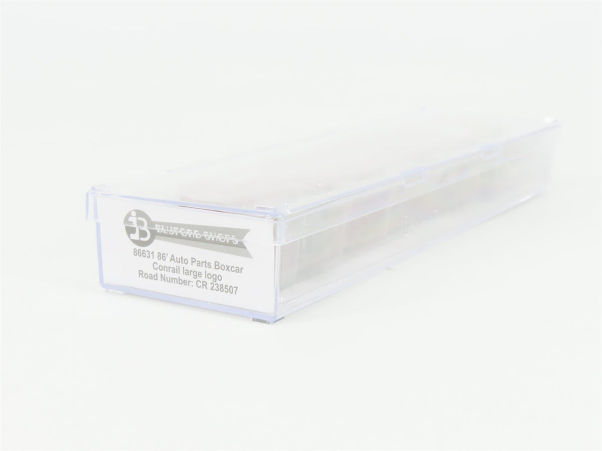N Scale Bluford Shops 86631 CR Conrail 86&#39; Auto Parts Box Car #238507