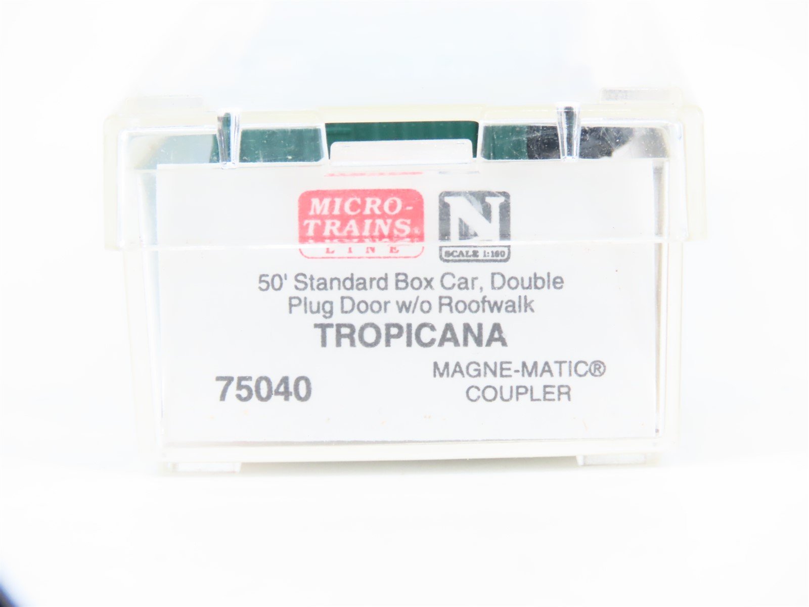N Scale Micro-Trains MTL 75040 USLX Tropicana 50' Standard Boxcar #13085