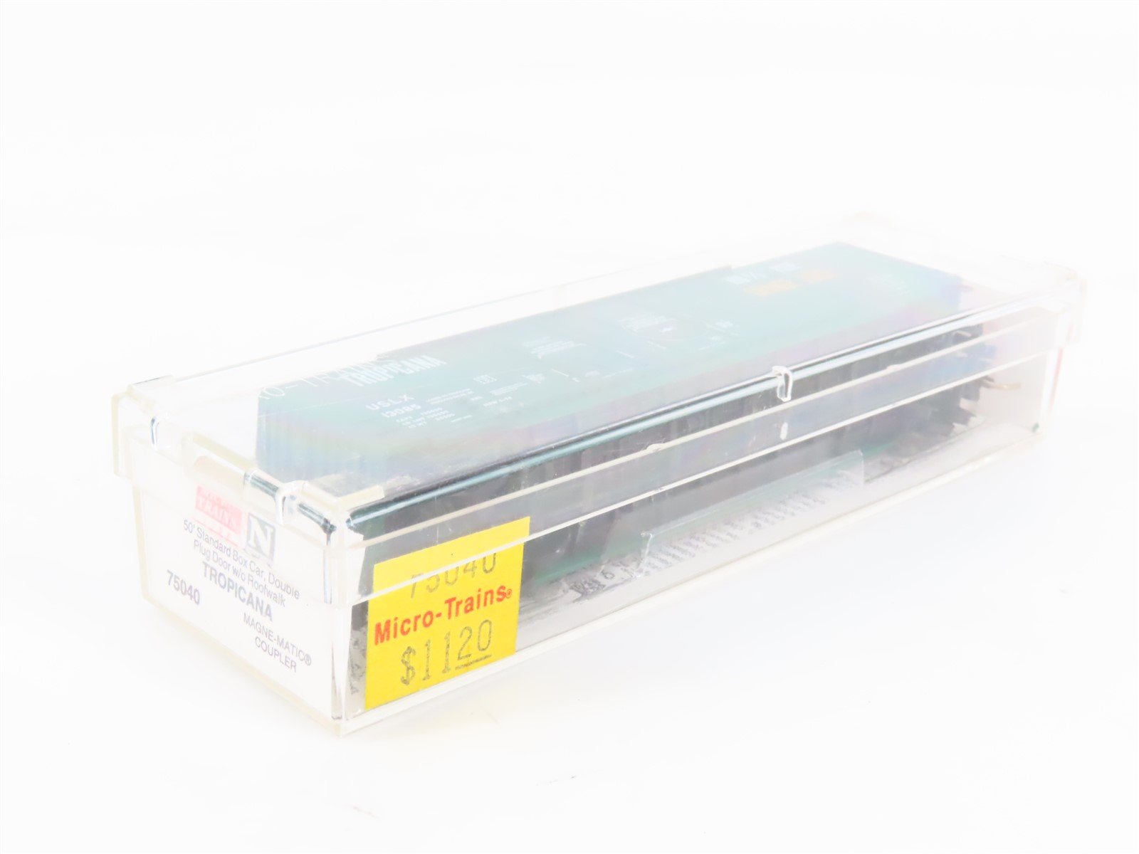 N Scale Micro-Trains MTL 75040 USLX Tropicana 50' Standard Boxcar #13085