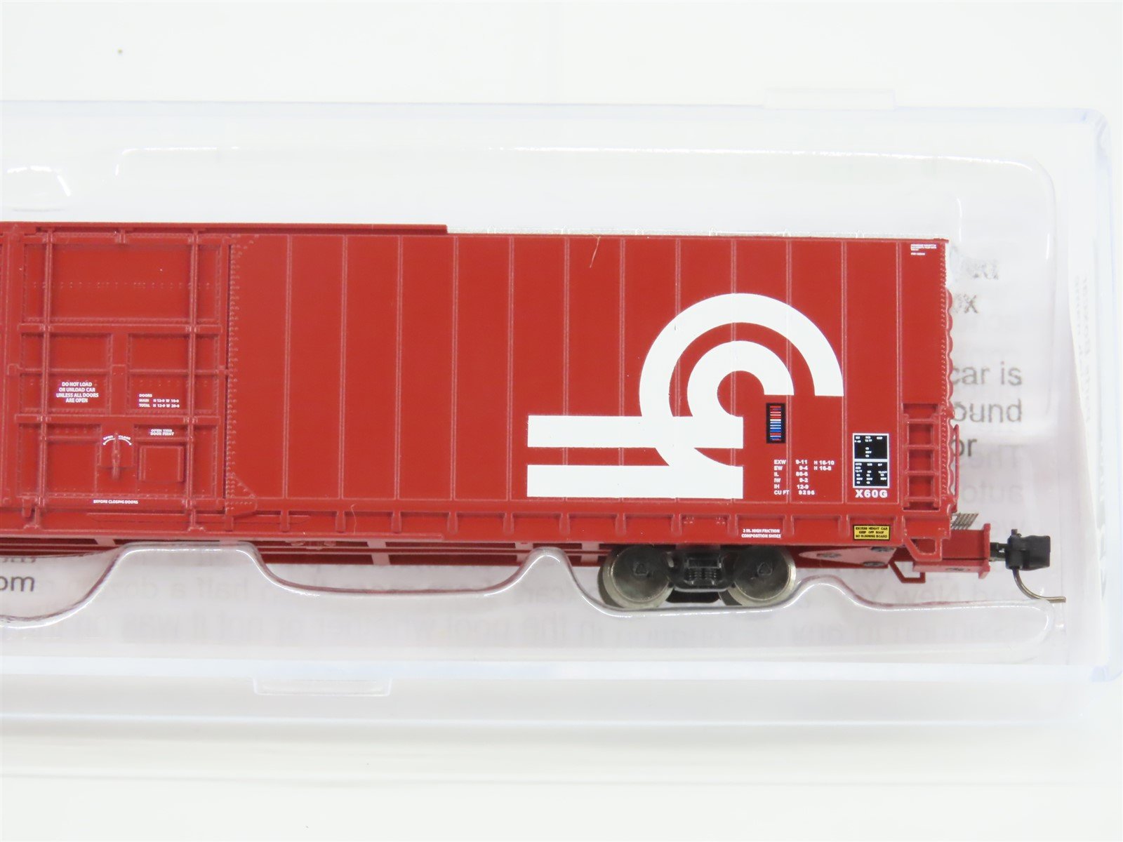 N Scale Bluford Shops 86637 CR Conrail 86' Auto Parts Box Car #240729