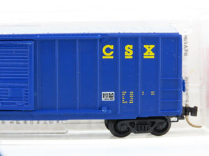 N Scale Micro-Trains MTL 25550/3 CSX Railway 50' Rib Side Boxcar #141085