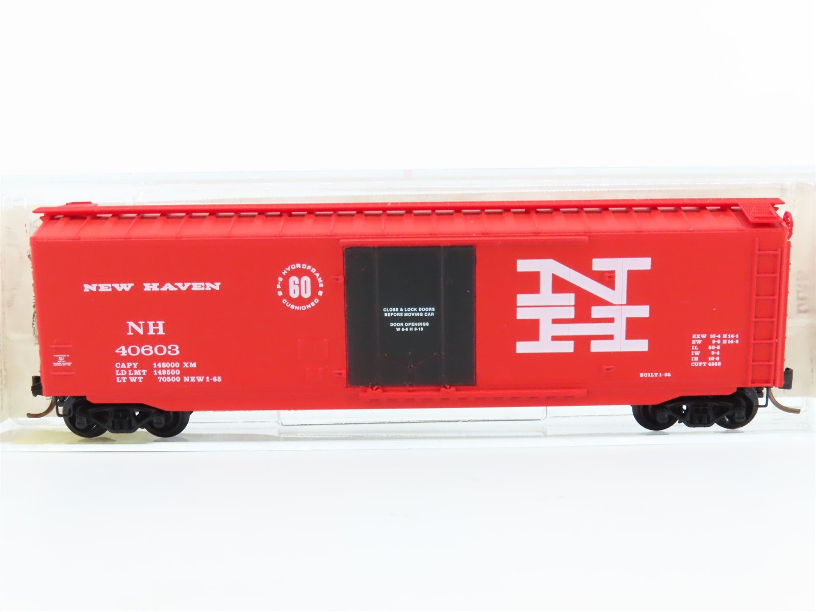 N Scale Micro-Trains MTL/Kadee 32190 NH New Haven 50' Standard Boxcar #40603