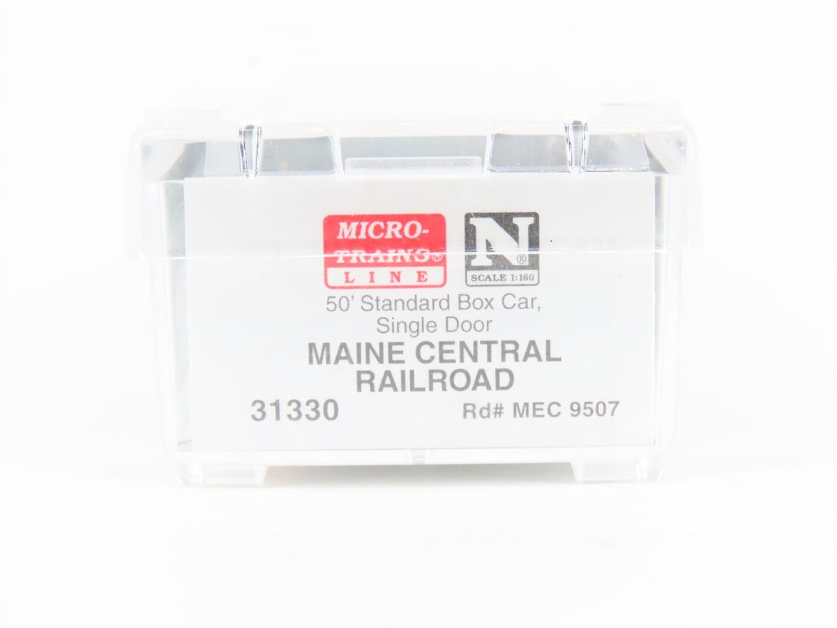 N Scale Micro-Trains MTL 31330 MEC &quot;Pine Tree Route&quot; 50&#39; Standard Box Car #9507