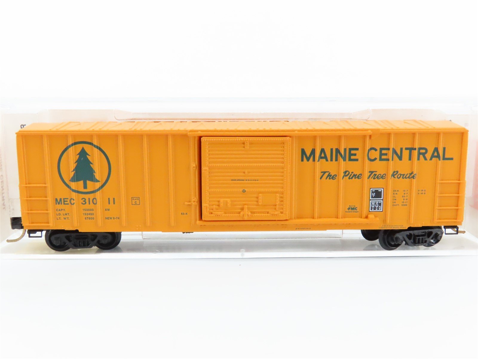 N Micro-Trains MTL 25020 MEC Maine Central "Pine Tree Route" 50' Boxcar #31011