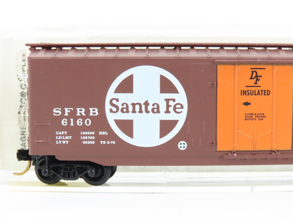 N Micro-Trains MTL 32050/2 SFRB Santa Fe &quot;Santa Fe All The Way&quot; 50&#39; Boxcar #6160