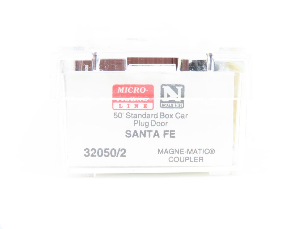 N Micro-Trains MTL 32050/2 SFRB Santa Fe &quot;Santa Fe All The Way&quot; 50&#39; Boxcar #6160