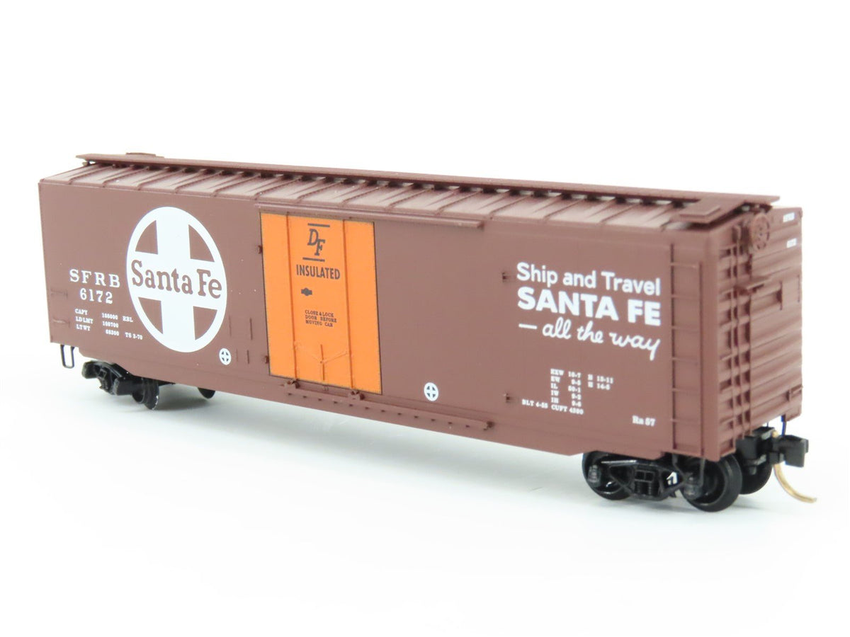 N Micro-Trains MTL 32050/3 SFRB Santa Fe &quot;Santa Fe All The Way&quot; 50&#39; Boxcar #6172