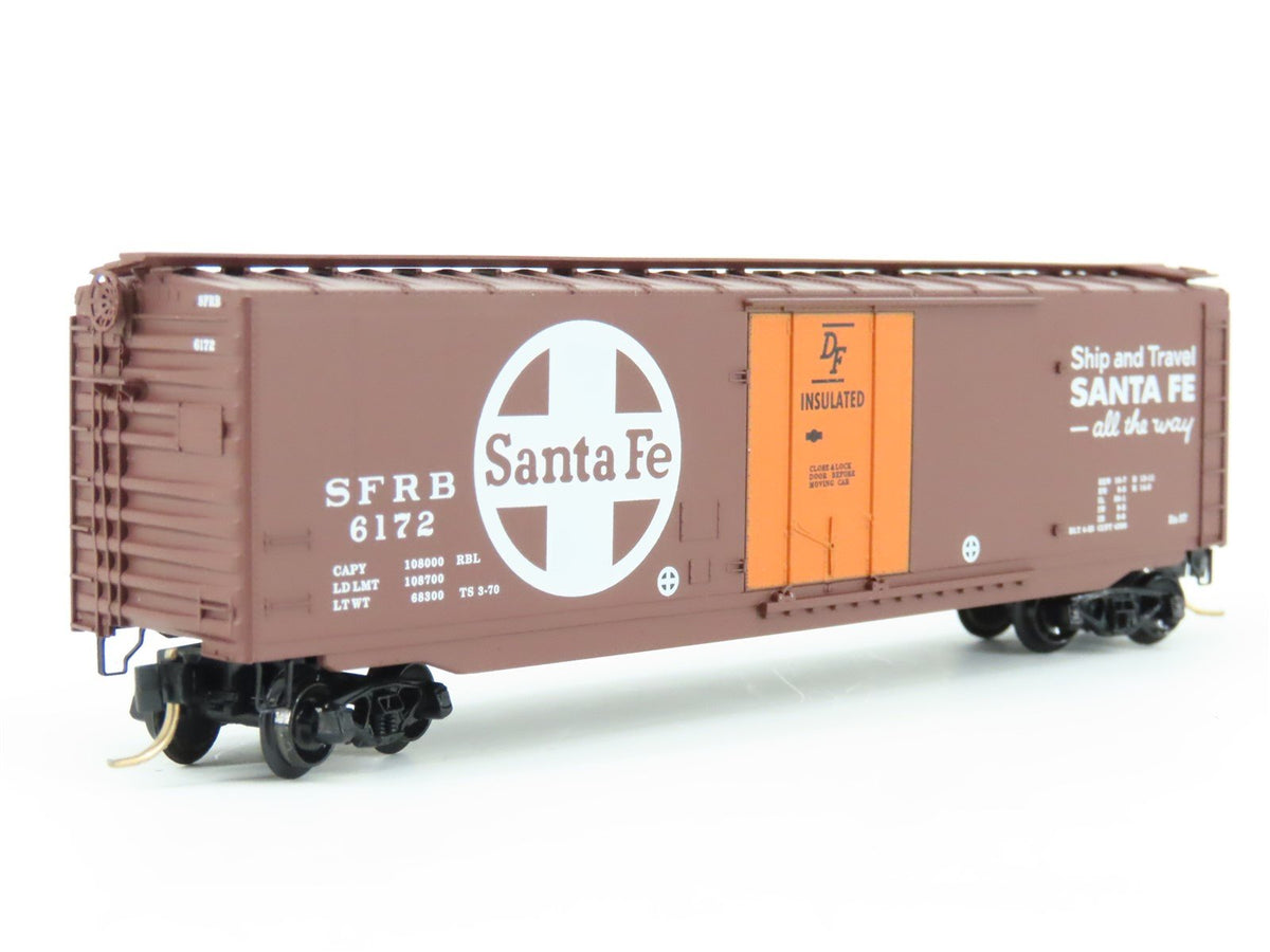 N Micro-Trains MTL 32050/3 SFRB Santa Fe &quot;Santa Fe All The Way&quot; 50&#39; Boxcar #6172