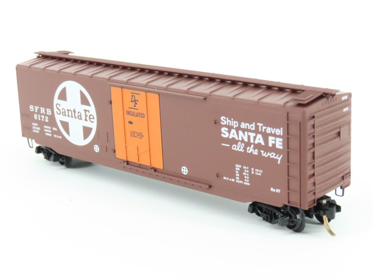 N Micro-Trains MTL 32050/3 SFRB Santa Fe &quot;Santa Fe All The Way&quot; 50&#39; Boxcar #6172