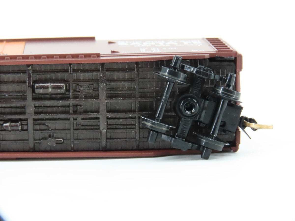 N Micro-Trains MTL 32050/3 SFRB Santa Fe &quot;Santa Fe All The Way&quot; 50&#39; Boxcar #6172