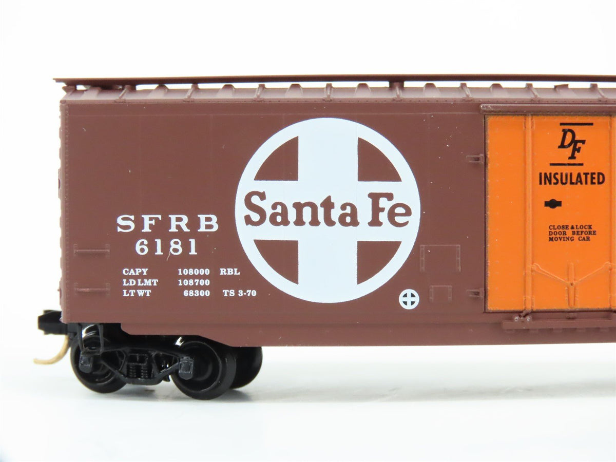 N Micro-Trains MTL 32050/4 SFRB Santa Fe &quot;Santa Fe All The Way&quot; 50&#39; Boxcar #6181