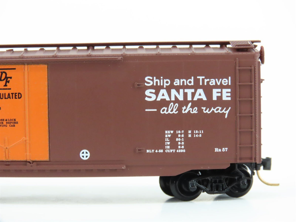 N Micro-Trains MTL 32050/4 SFRB Santa Fe &quot;Santa Fe All The Way&quot; 50&#39; Boxcar #6181