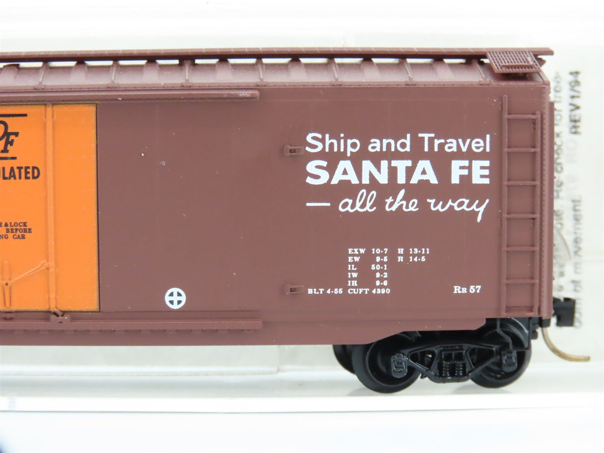 N Micro-Trains MTL 32050/4 SFRB Santa Fe &quot;Santa Fe All The Way&quot; 50&#39; Boxcar #6181