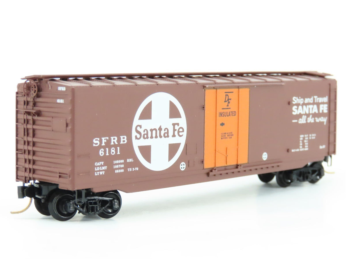 N Micro-Trains MTL 32050/4 SFRB Santa Fe &quot;Santa Fe All The Way&quot; 50&#39; Boxcar #6181