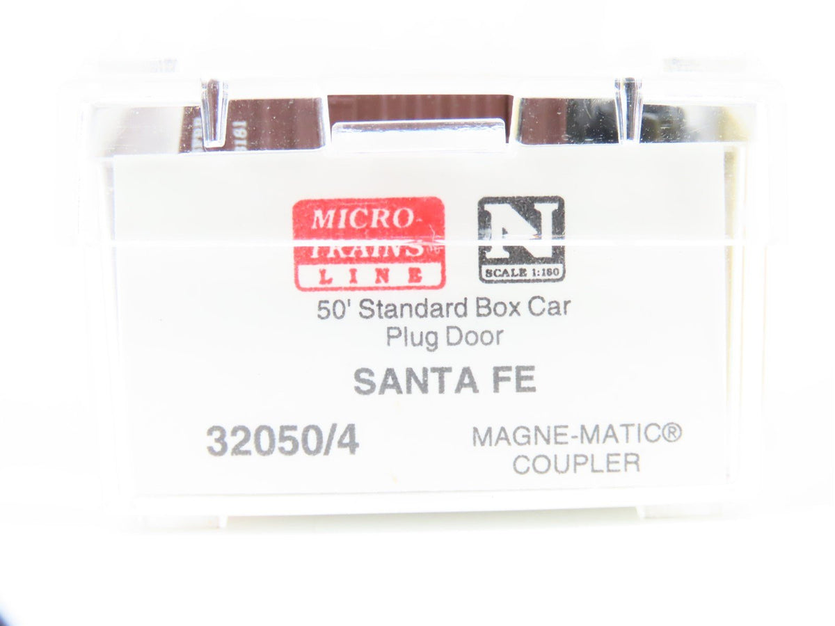 N Micro-Trains MTL 32050/4 SFRB Santa Fe &quot;Santa Fe All The Way&quot; 50&#39; Boxcar #6181