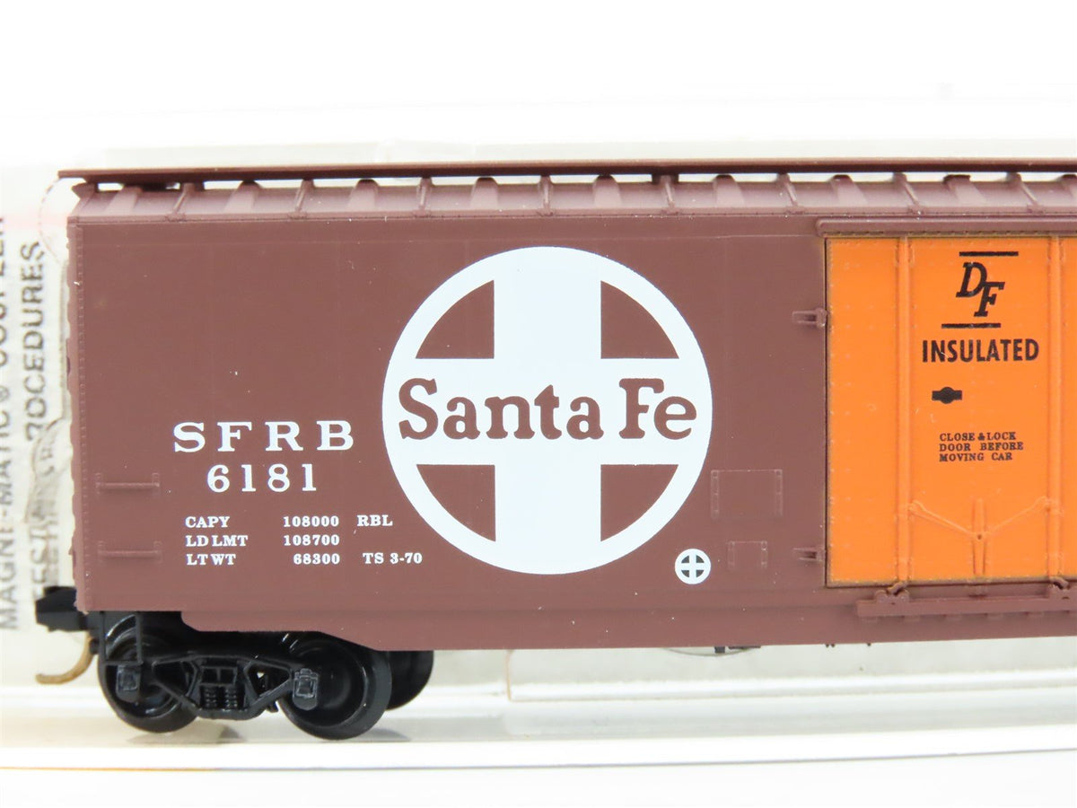 N Micro-Trains MTL 32050/4 SFRB Santa Fe &quot;Santa Fe All The Way&quot; 50&#39; Boxcar #6181