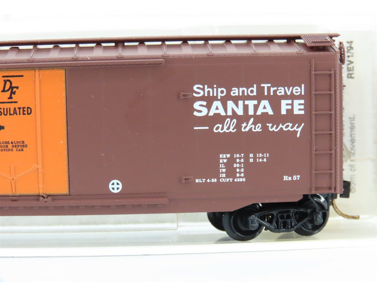 N Micro-Trains MTL 32050/4 SFRB Santa Fe &quot;Santa Fe All The Way&quot; 50&#39; Boxcar #6181