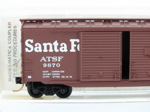 N Micro-Trains MTL 78060 ATSF Santa Fe 50' Auto Box Double Door Boxcar #9870