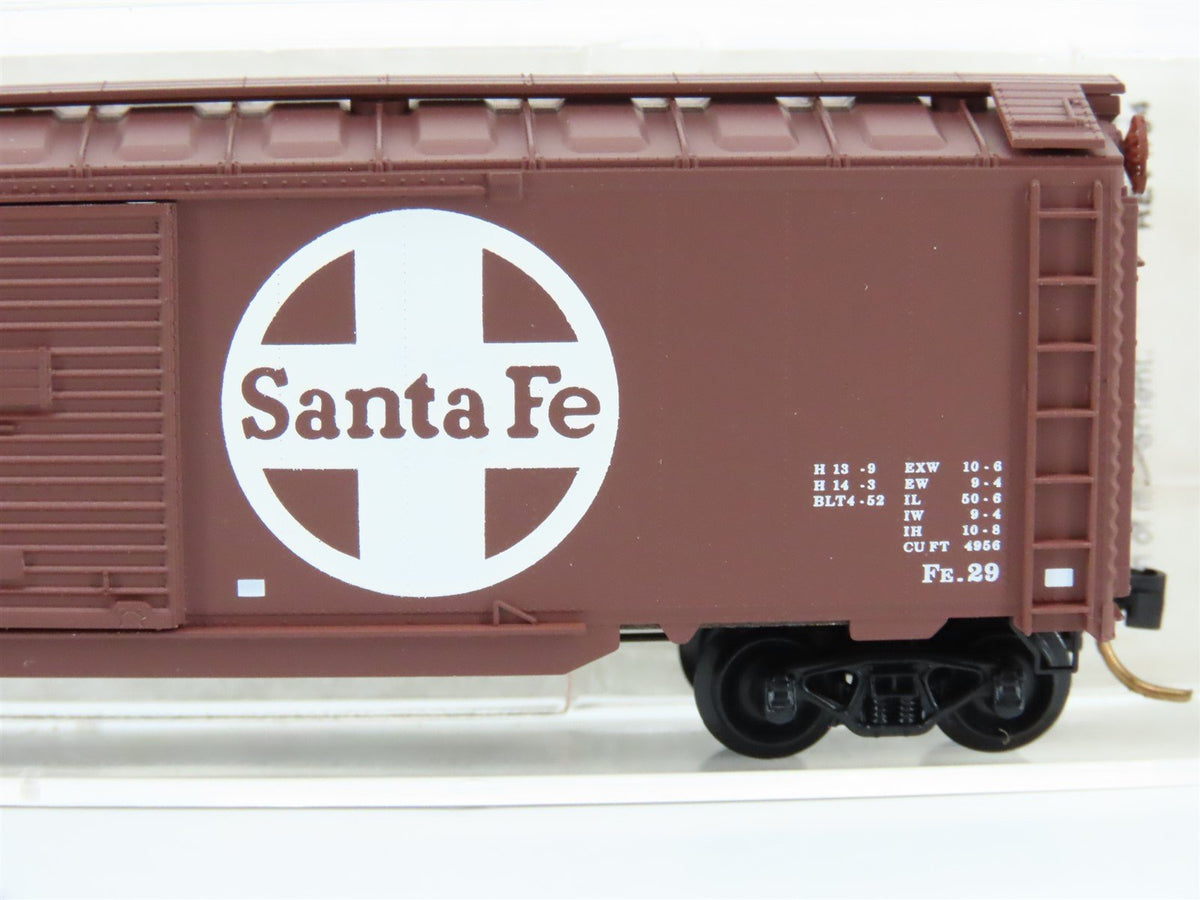N Micro-Trains MTL 78060 ATSF Santa Fe 50&#39; Auto Box Double Door Boxcar #9870