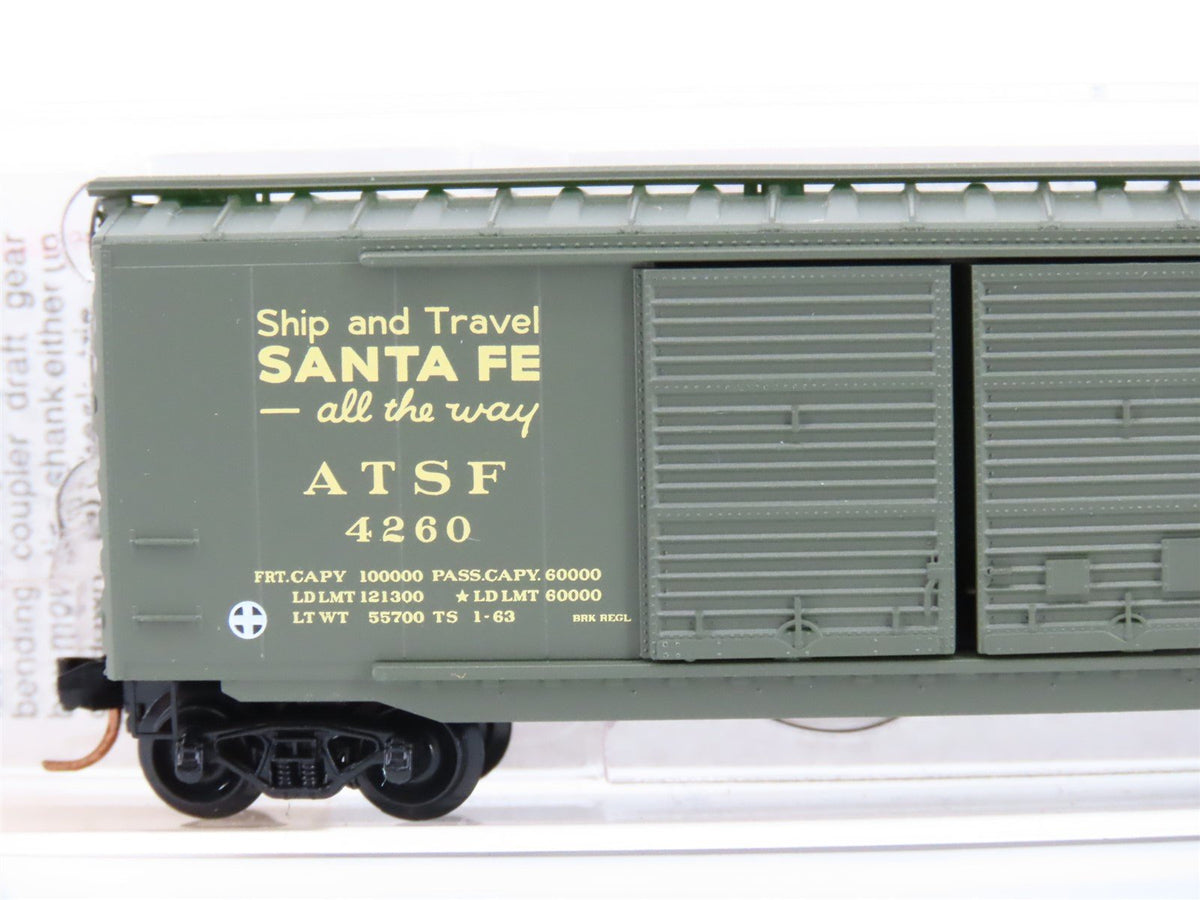 N Scale Micro-Trains MTL 34240 ATSF Santa Fe 50&#39; Standard Boxcar #4260