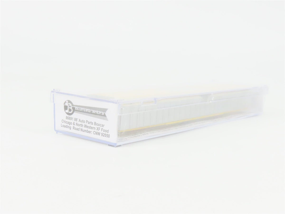 N Bluford Shops 86691 CNW Chicago &amp; North Western 86&#39; Auto Parts Box Car #92050