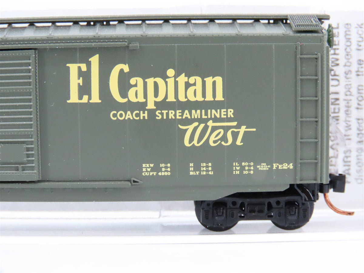 N Micro-Trains MTL 34280 ATSF Santa Fe &quot;El Capitan&quot; 50&#39; Standard Boxcar #10089