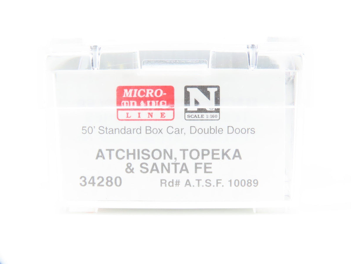 N Micro-Trains MTL 34280 ATSF Santa Fe &quot;El Capitan&quot; 50&#39; Standard Boxcar #10089