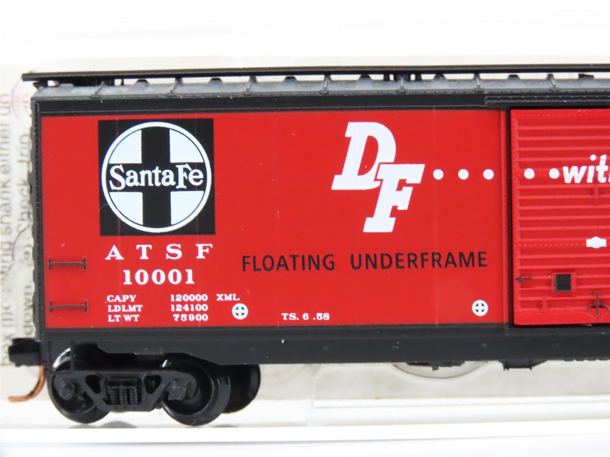 N Micro-Trains MTL 31340 ATSF Santa Fe Shock Control 50&#39; Standard Boxcar #10001