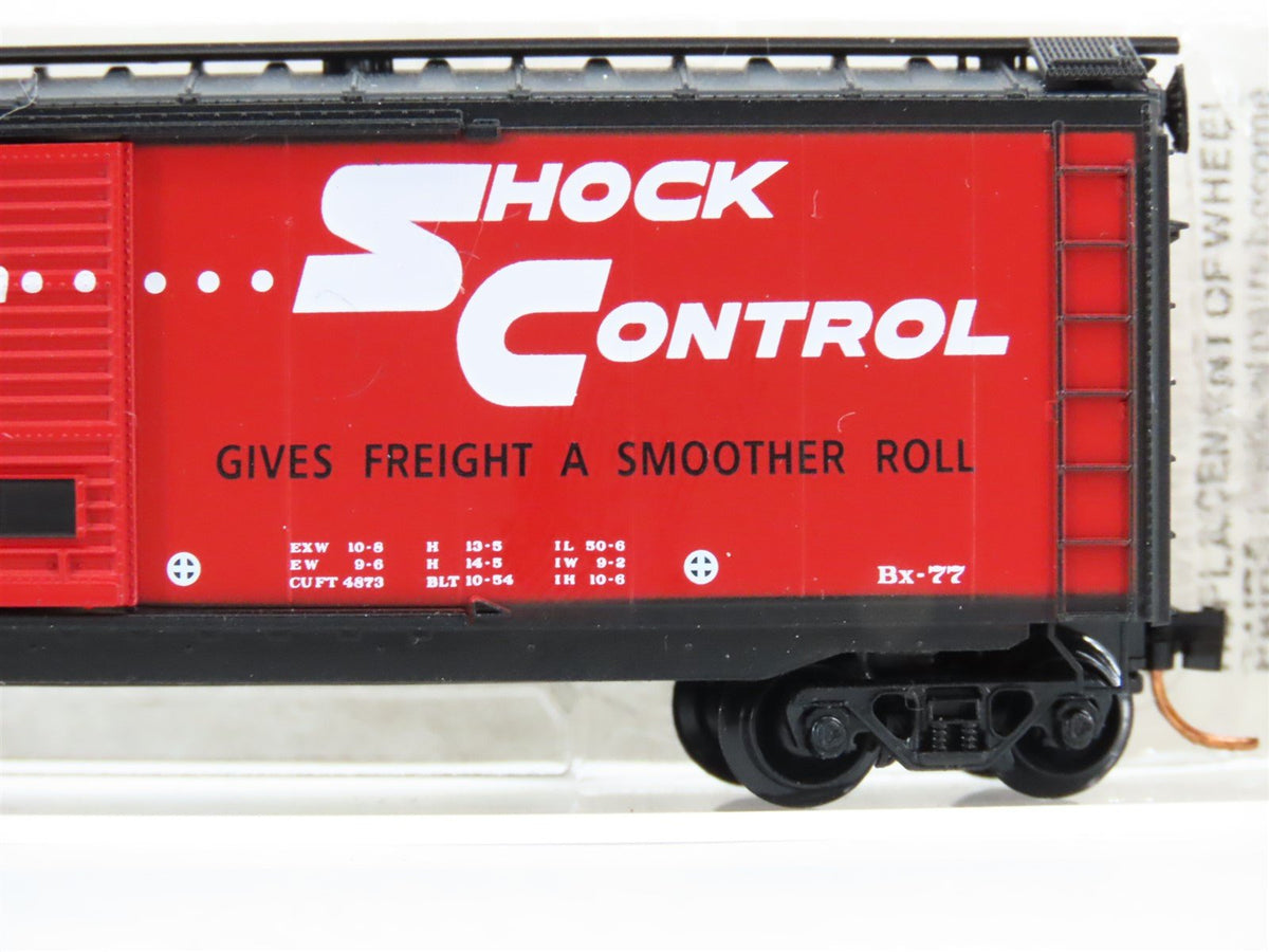 N Micro-Trains MTL 31340 ATSF Santa Fe Shock Control 50&#39; Standard Boxcar #10001