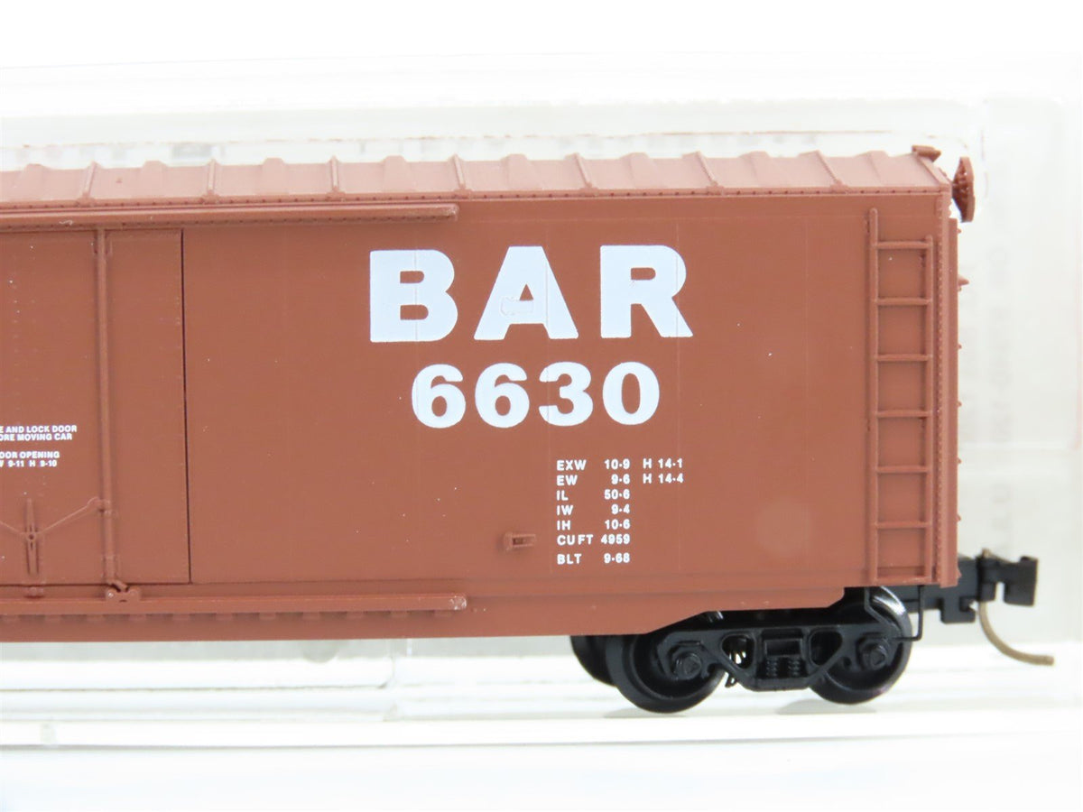 N Micro-Trains MTL 38140 BAR Bangor &amp; Aroostook 50&#39; Standard Boxcar #6630