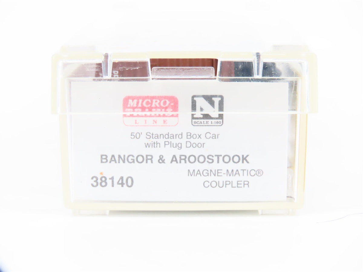 N Micro-Trains MTL 38140 BAR Bangor &amp; Aroostook 50&#39; Standard Boxcar #6630