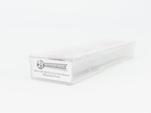 N Scale Bluford Shops 86411 MILW Milwaukee Road 86' Auto Parts Box Car #4980