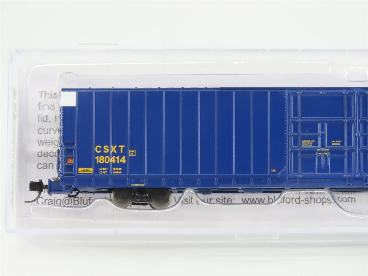 N Scale Bluford Shops 86625 CSXT 86&#39; Auto Parts Box Car #180414