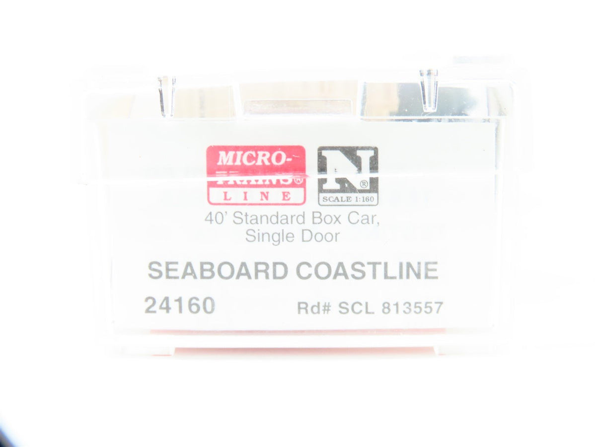 N Scale Micro-Trains MTL 24160 SCL Seaboard Coast Line 40&#39; Boxcar #813557