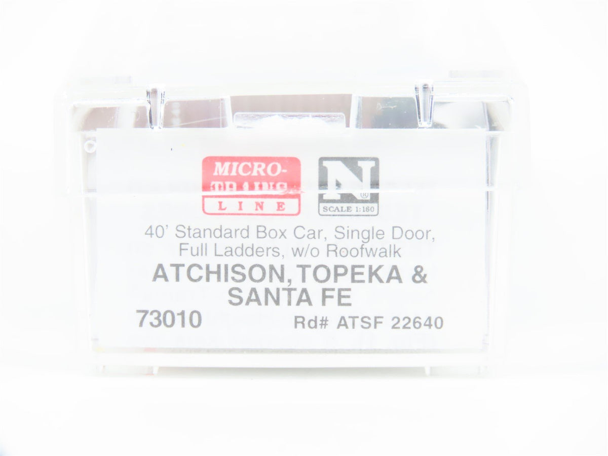 N Scale Micro-Trains MTL 73010 ATSF Santa Fe 40&#39; Standard Boxcar #22640