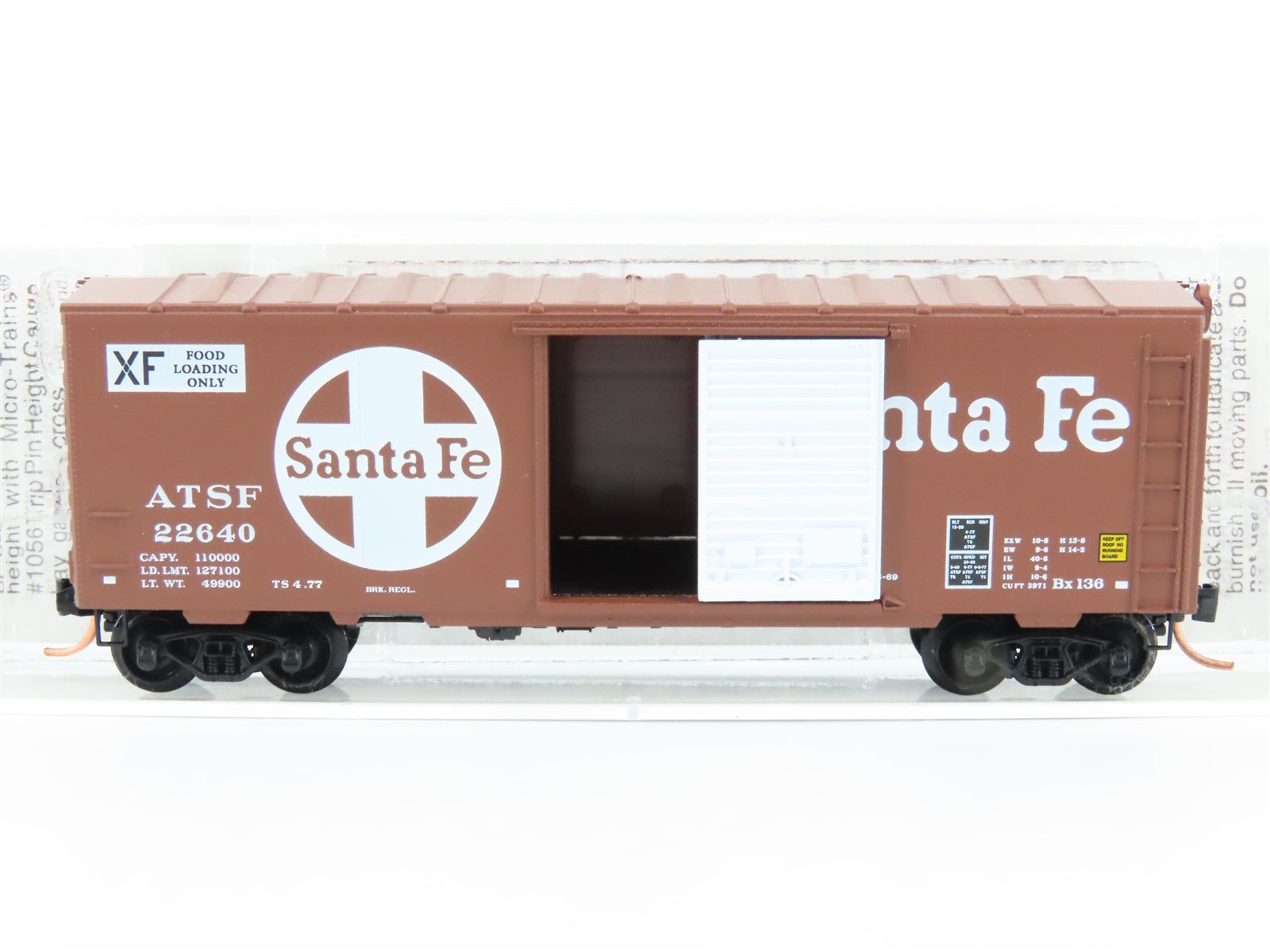 N Scale Micro-Trains MTL 73010 ATSF Santa Fe 40' Standard Boxcar #22640