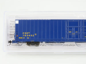 N Scale Bluford Shops 86620 CSXT 86' Auto Parts Box Car #180402