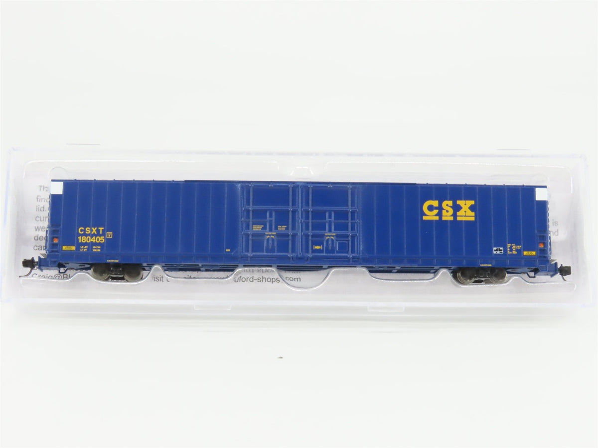 N Scale Bluford Shops 86621 CSXT 86&#39; Auto Parts Box Car #180405