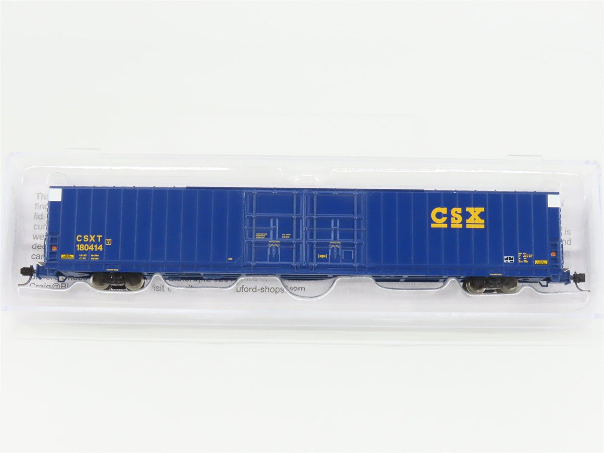 N Scale Bluford Shops 86625 CSXT 86&#39; Auto Parts Box Car #180414