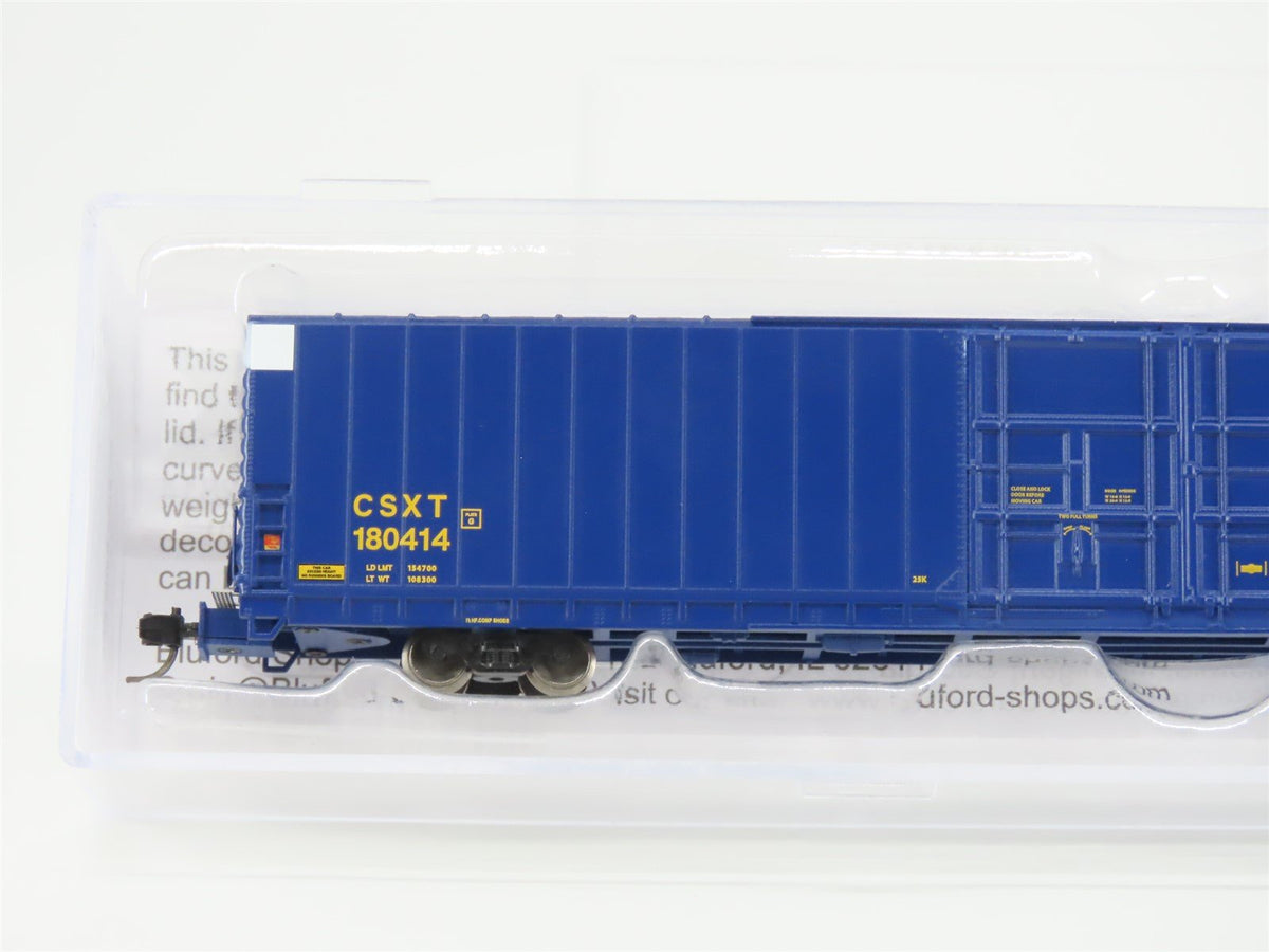 N Scale Bluford Shops 86625 CSXT 86&#39; Auto Parts Box Car #180414