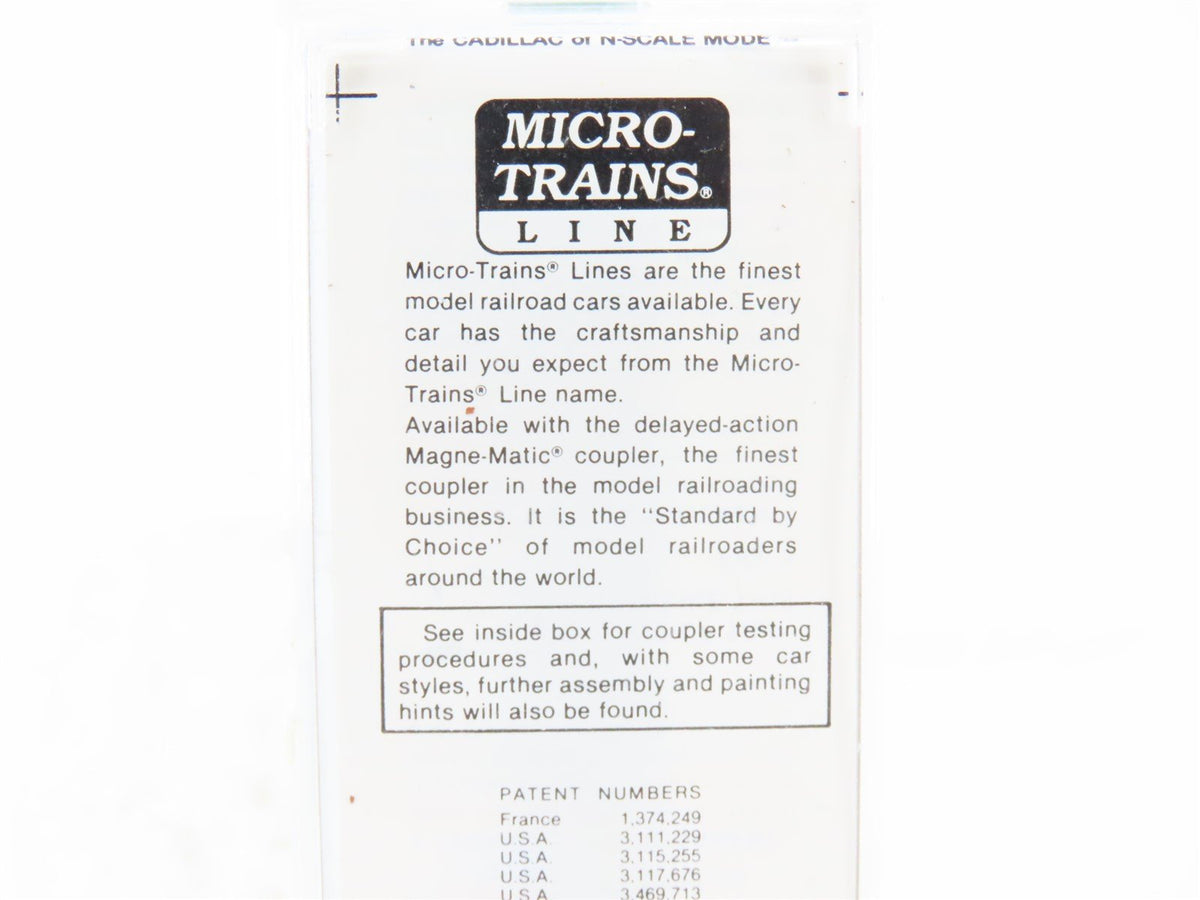 N Scale Micro-Trains MTL 46060 PC Penn Central 50&#39; Drop End Gondola #365610