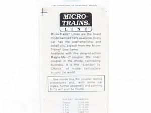 N Scale Micro-Trains MTL 46060 PC Penn Central 50' Drop End Gondola #365610