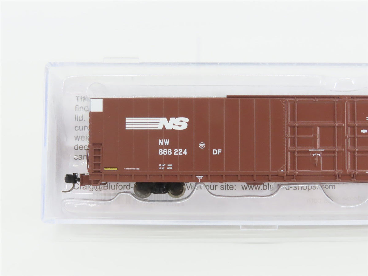 N Scale Bluford Shops 86670 NW NS Norfolk Southern 86&#39; Auto Parts Box Car 868224