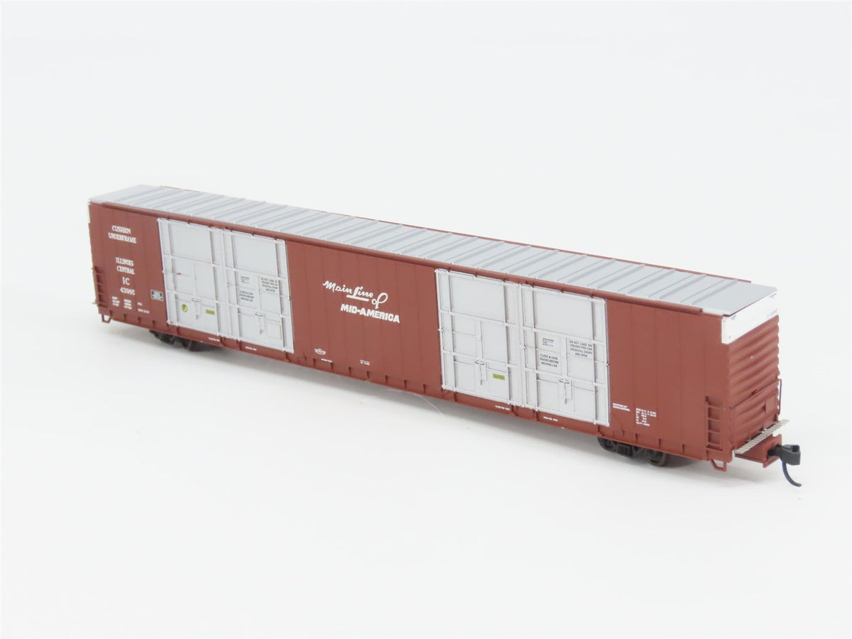 N Scale Bluford Shops 87211 IC Illinois Central 86&#39; Auto Parts Box Car #43985