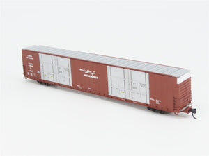N Scale Bluford Shops 87211 IC Illinois Central 86' Auto Parts Box Car #43985