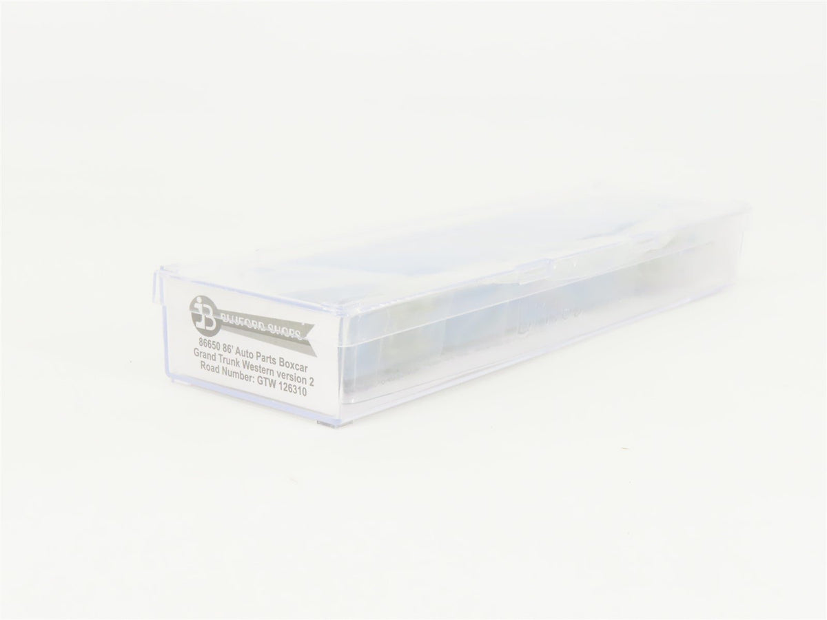 N Bluford Shops 86650 GTW Grand Trunk Western 86&#39; Auto Parts Box Car #126310