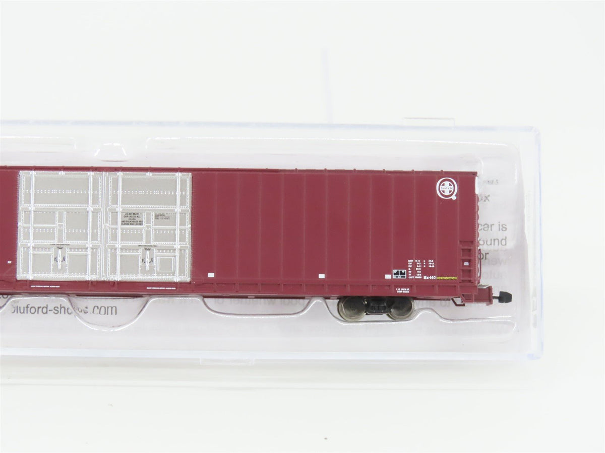 N Scale Bluford Shops 86601 ATSF Santa Fe Railroad 86&#39; Auto Parts Box Car #36706