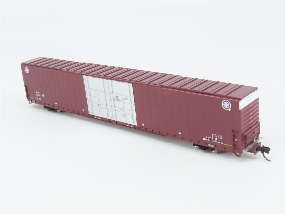 N Scale Bluford Shops 86601 ATSF Santa Fe Railroad 86&#39; Auto Parts Box Car #36706