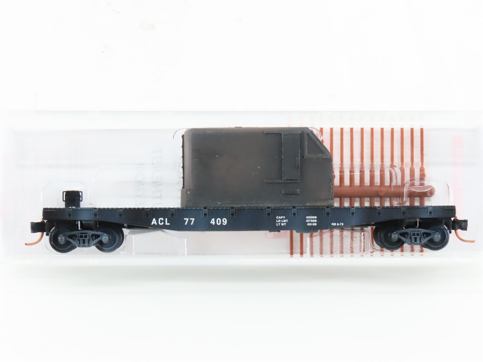 N Micro-Trains MTL 04544350 ACL Atlantic Coast Line 50' Flatcar #77409 WEATHERED